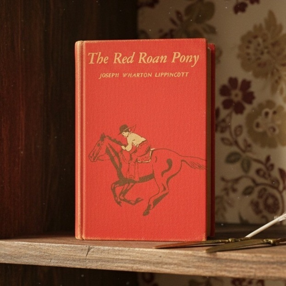 The Red Roan Pony Joseph Wharton Lippincott 1951 Hardcover CW Anderson Illus